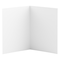 JAM Paper A2 White Blank Foldover Cards with Panel, 100ct.